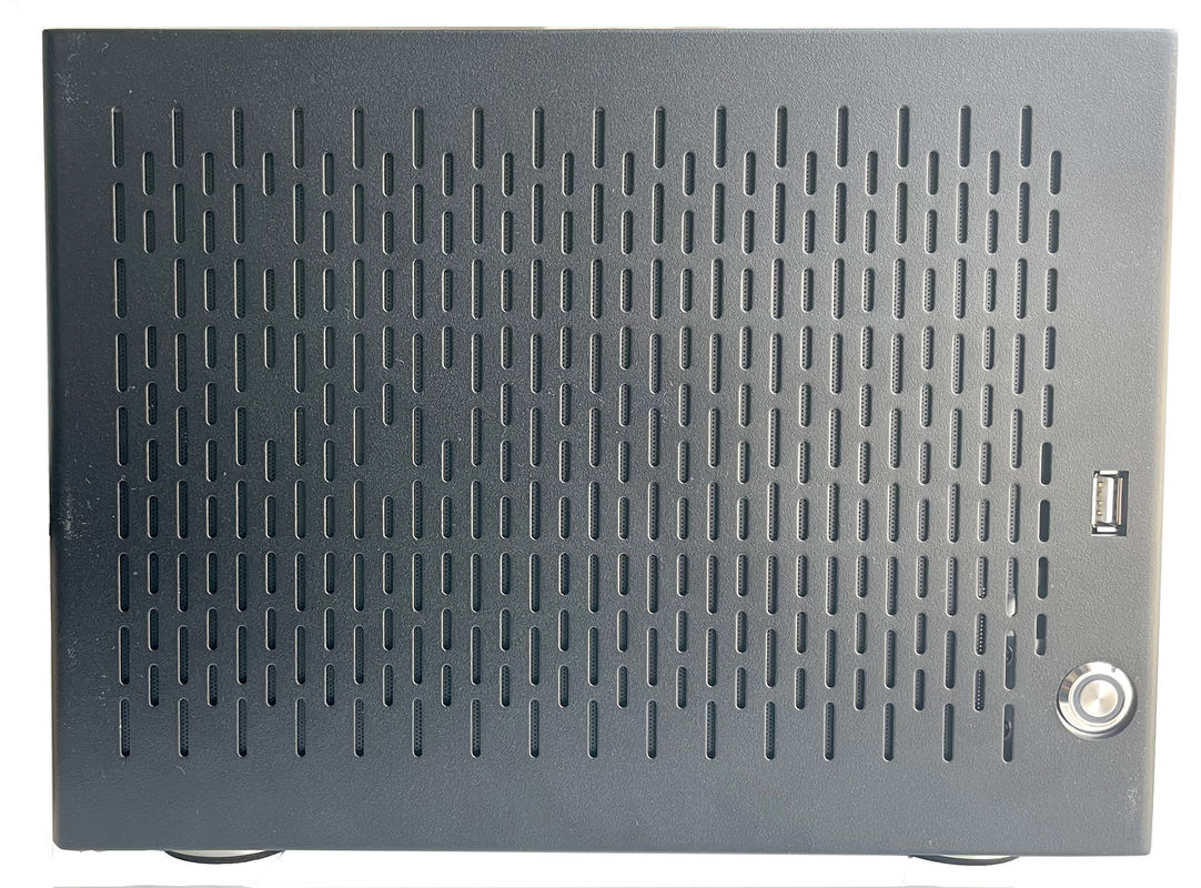 6 ベイ 家庭用 NAS ストレージ サーバー シャーシ ブラック アルミ合金パネル 囲み